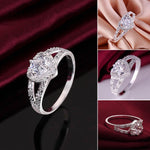 Silver Love Heart Ring